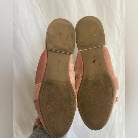 BIRDIES Velvet Triple Tassel Robin Slides Slippers Flats Shoes Size 7 - Picture 6 of 9